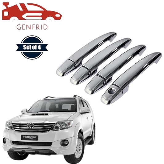GENFRID Car Chrome Door Handle Covers For Toyota Fortuner 2010-16