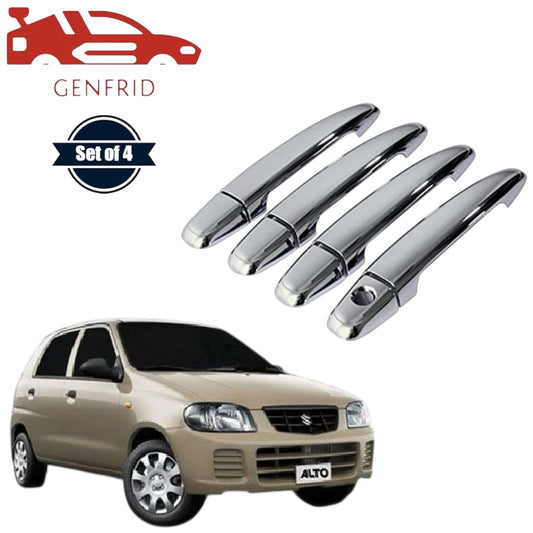 GENFRID Car Chrome Door Handle Covers For Maruti Alto