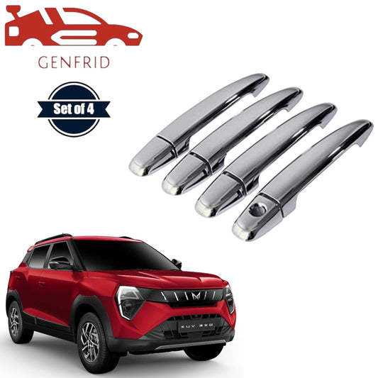 GENFRID Car Chrome Door Handle Covers For Mahindra XUV3XO