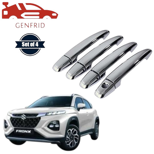 GENFRID Car Chrome Door Handle Covers For Maruti Fronx