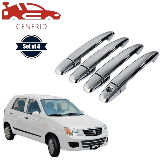 GENFRID Car Chrome Door Handle Covers For Maruti Alto
