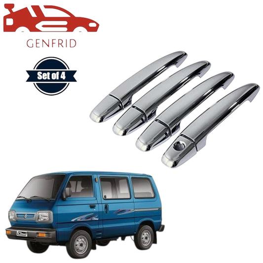GENFRID Car Chrome Door Handle Covers For Maruti Omni (VAN)