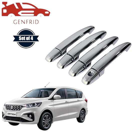 GENFRID Car Chrome Door Handle Covers For Maruti Ertiga 2018-25