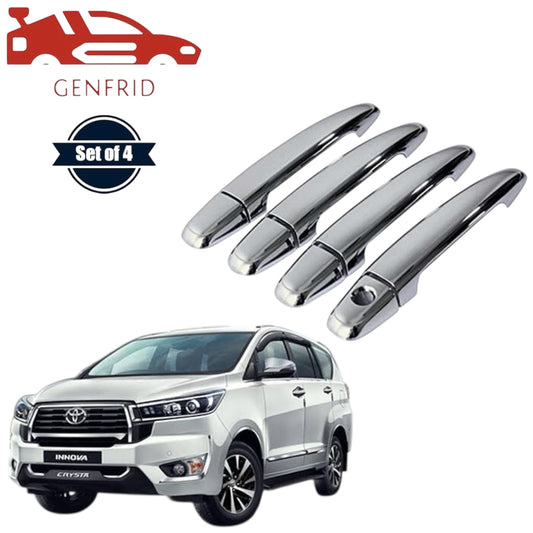 GENFRID Car Chrome Door Handle Covers For Toyota Innova Crysta
