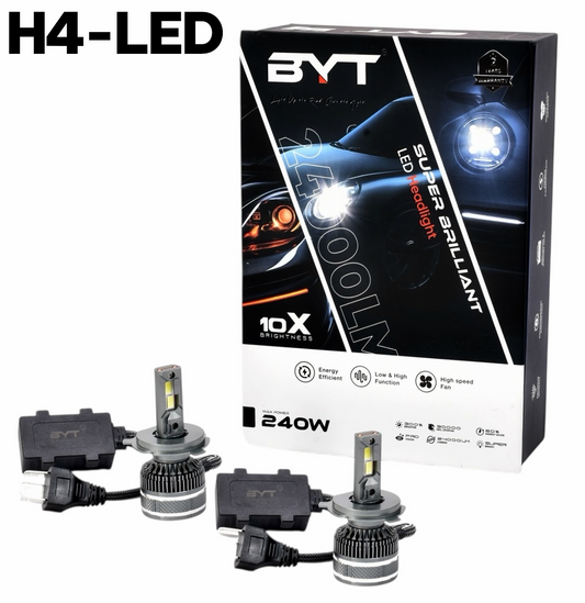 GENFRID (BYD) H4 240 W White Car Led Headlight Bulb